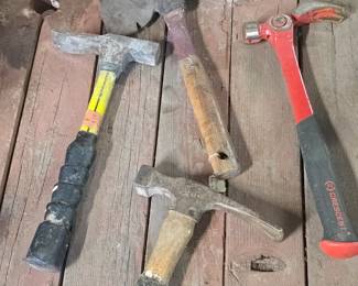Various hammers