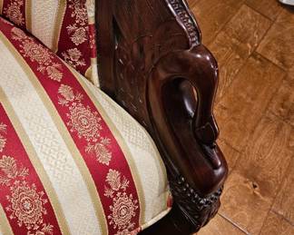Antique Reproduction Swan Tub Chair $400.00