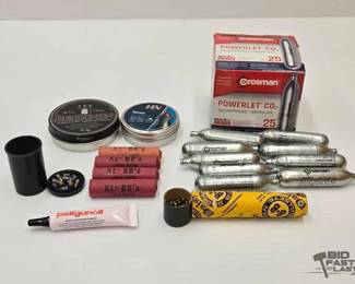 748  Airgun Pellets  BBs and Powerlet CO2 Cartridges 