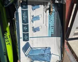 4708  2 Multipurpose Carts with Pneumatic Wheels 