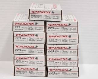 636  NEW 11 Winchester 223 Rem 20rds 