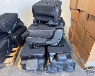 2606  7 Ford Police Interceptor Rear Seats 