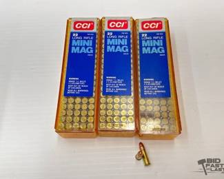694  300 Rounds of .22lr CCI Mini Mag Ammo 