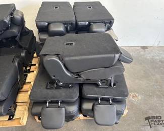 2602  7 Ford Police Interceptor Rear Seats 