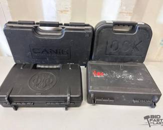 5504  4 Hand Gun Cases 