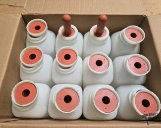 1986  12 Calf Feeding Bottles 