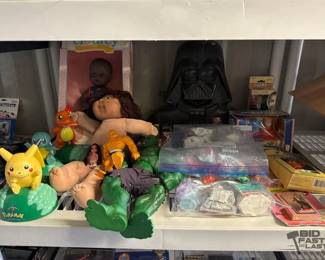 4514 Dolls, McDonalds Toys, Pokemon Toys, Starwars Box and More