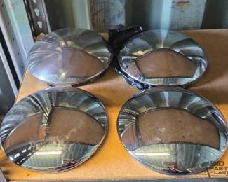 3130  4 Baby Moon Hub Caps 