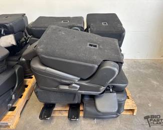 2604  7 Ford Police Interceptor Rear Seats 