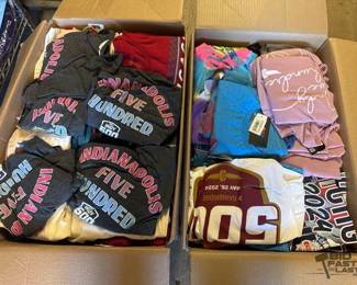 4566  NEW NASCAR and Indy Car TShirts and Tank Tops 