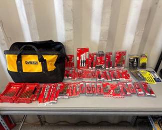 5012  DeWalt Tool Bag, Milwaukee Drill Bits, Klein Tools Drill Bits 