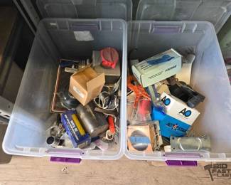 3110  2 Totes Filled with Tools  More 