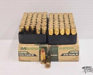 682  99 IMI Systems 9mm Luger Ammo 