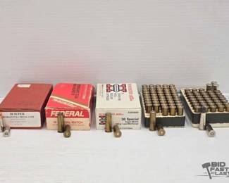 704  Approx 200 Rounds of .38spl Ammo 