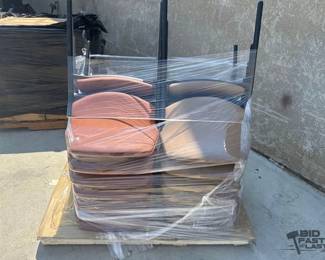 2512  14 Encore Armless Lobby Chairs 