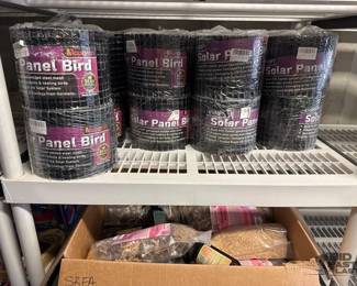 4522  NEW Solar Panel Bird Rolls, Orchid Mix, Plant Food Spray and More 