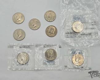 1500  10 Kennedy Half Dollars 