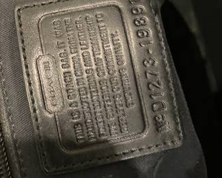 89	$50.00 	Coach Black Bag
