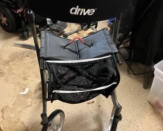 64	$70 	Tall black scooter walker 
