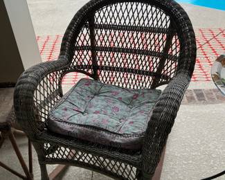 87	$40 each	2 Grey Faux Wicker Chairs
