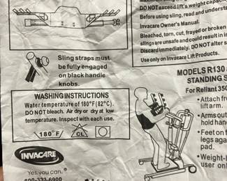 65	$800 	Joerns Hoyer Journey 340 Lift hydraulic manual help individuals with limited mobility from sitting to standing position. 
