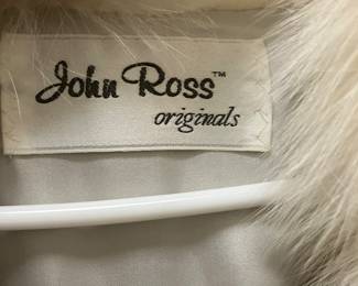#102	$68.00 	John Ross Priginals Fur Jacket
