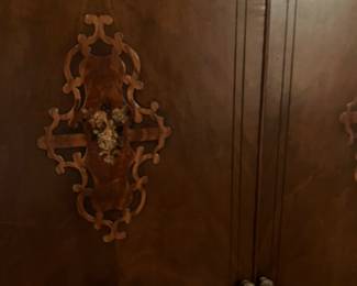 17 $325.00 Walnut wardrobe 39x60x23