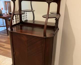 8 $360.00 Sheet music cabinet mahogany 28Lx57Tx16D