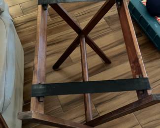 24 $60.00 Wood tray side table 17x29x22