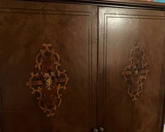 17 $325.00 Walnut wardrobe 39x60x23
