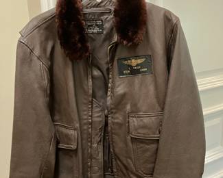 #101       $100.00		Jacket, Flying Man's - Size 42
