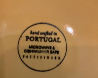83 $60.00 Pottery Barn Yellow Dinnerware