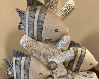 10 $75.00 Fish lamp 18x29x10