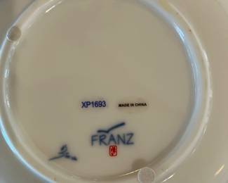 #40 $80.00 Franz butterfly tea for 2 - 3 pieces
