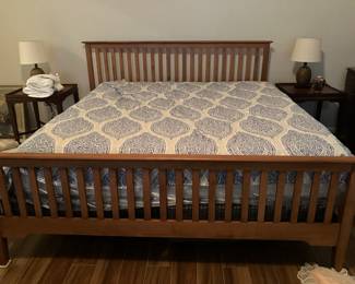 3 250/$350 King size bed ($250) with brand new mattress ($350)