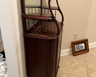 8 $360.00 Sheet music cabinet mahogany 28Lx57Tx16D