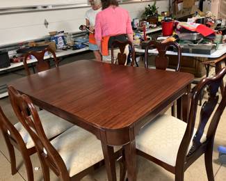 62	$200 	Hepplewhite table 
