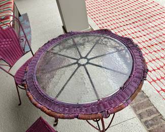 47	$68.00 	Bistrot set purple 3 pieces 
