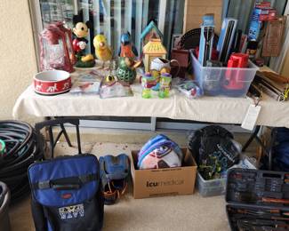 outdoor decor, flashlights, cooler bags
