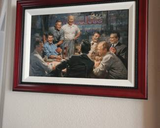 Political art - framed canvas