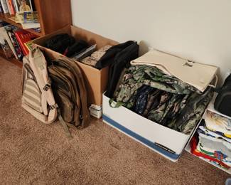 Bags - garment, backpack, brief case, totes...