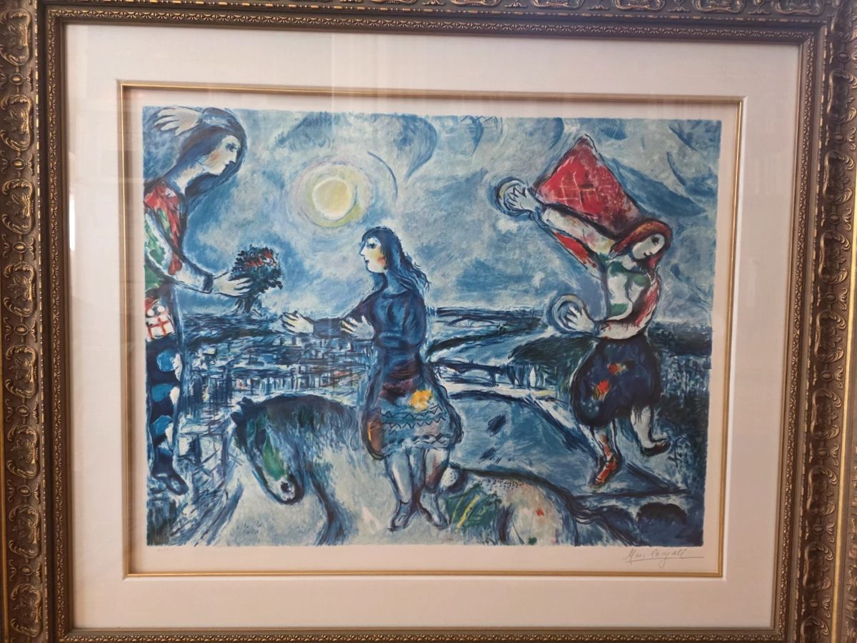 Chagall "Lovers Over Paris"