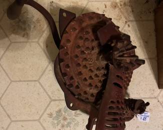 Antique farm implements
