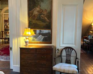 Great trumeau, English chest