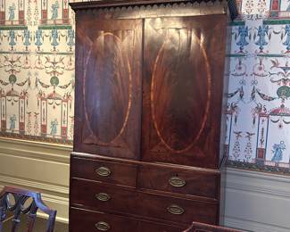 Beautiful linen press