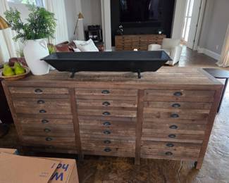 Large Sofa Table: 72 X 20 deep X 35 tall
