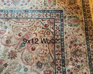 two 9 x 12 wool same design rugs