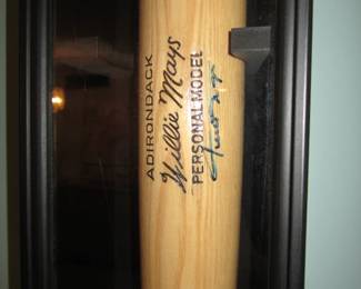 Signed by Willie Mayes