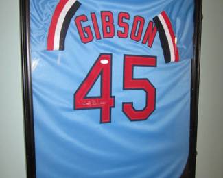 Bob Gibson Signed Jersey