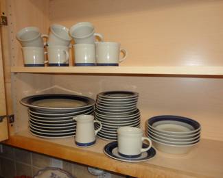 Vintage Jepcor Blue Stripe Stoneware